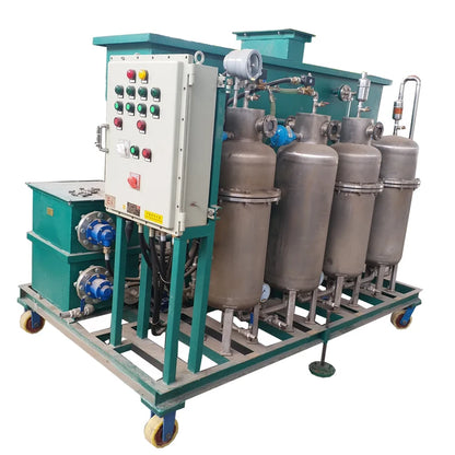 hydraulic oil cleaning machine/purifier/oil and water separator/mobile oil refinery
