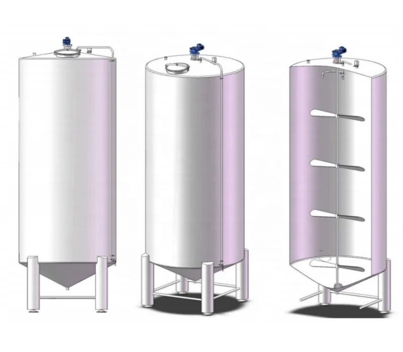 5000L Stainless Steel Food Grade Blender Mixing Tank Mixer For Mayonnaise Ketchup And Sauces With Homogenizer Emulsifier Machine