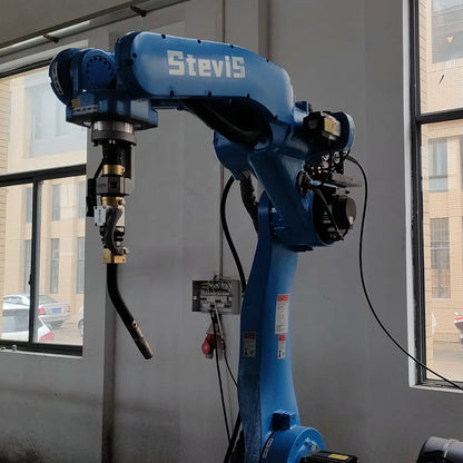 Local service in Bulgaria robotic arm machine welding for storage racks production robot MIG weld industry automat robot weld