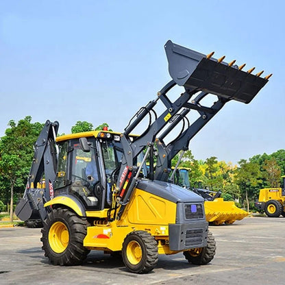 Cruking  XC870K 2.5 ton new backhoe China loader mini tractor with front end loader and backhoe for sale