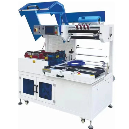 automatic multifunction sealing packing shrinking and labeling machine for masking film and paper masker roll