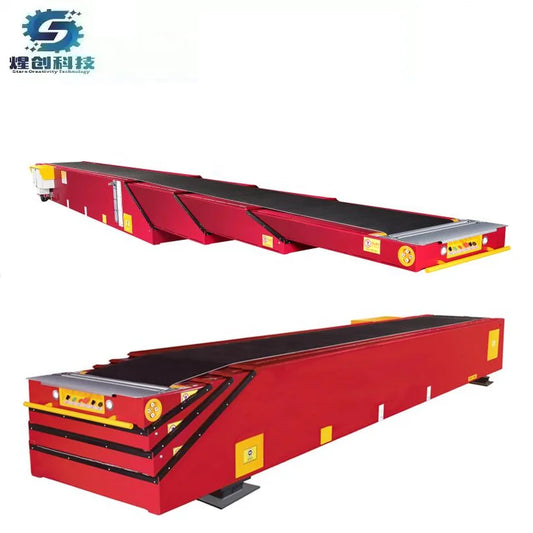 Good Quality Container Truck Telescopic Belt Conveyor System For Sale in United States of America