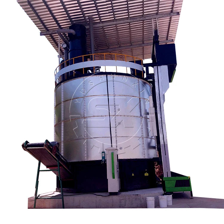 Large Capacity Fully Automatic Organic Fertilizer Cow Dung Fermentation Pot for Sale Supplier