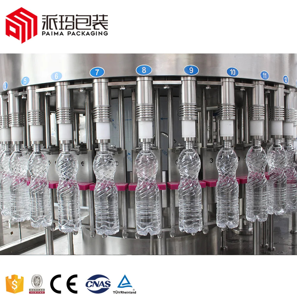 Paima Packaging full automatic 40000 bph 3 in 1 mineral spring water bottling machine