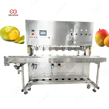 Automatic Fruit Mango Peeling And Slicing Cutting Machine Mango Peeler Electric Green Mango Peeling Machine