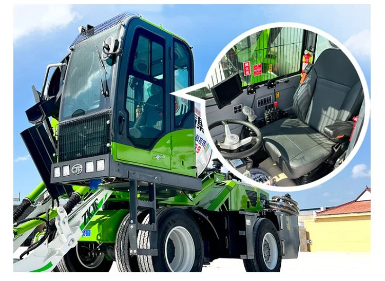 SQMG new mobile self loading concrete blender truck CE ISO  2.6 m3 4X4 self loading mixer truck on sale