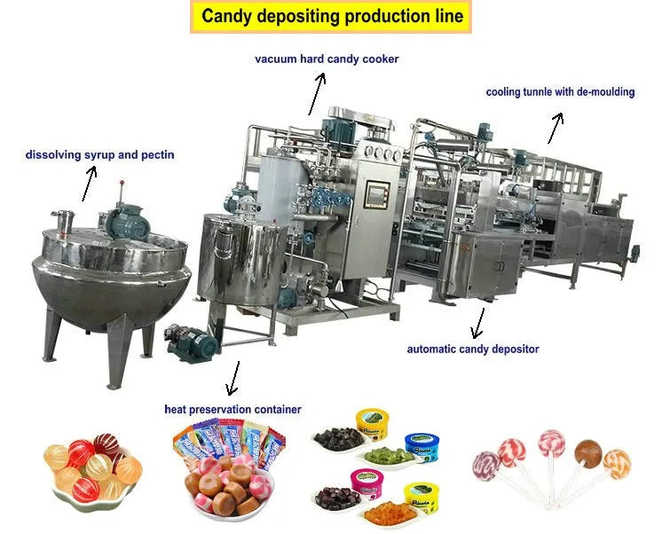 Factory Price Hard Candy Making Machine Candy production Line