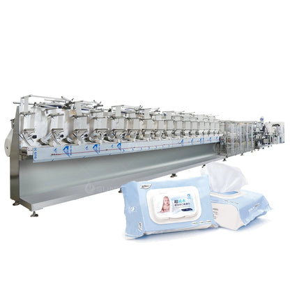 SUNY GROUP Full Automatic Baby Cleaning Wet Wipes Making Machinery Makeup Wipes Wet Tissues Manufacturing Equipment Price