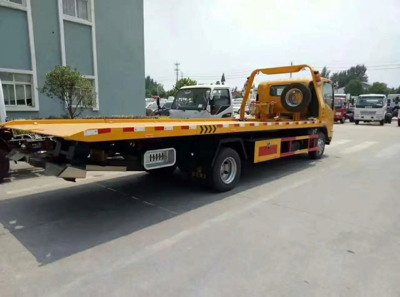 china factory directly sale new 2 axles 10 ton rear lifting arm wrecker towing truck with hydraulic cylinder and contrllor