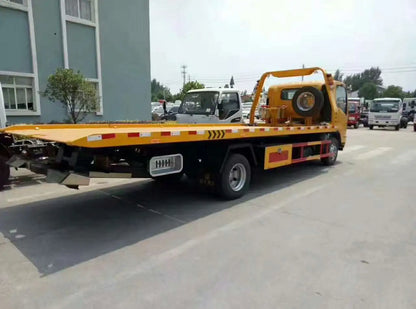 china factory directly sale new 2 axles 10 ton rear lifting arm wrecker towing truck with hydraulic cylinder and contrllor