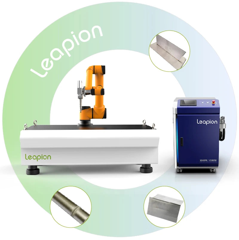 Laser Cleaning Welding Machine Robot On A Track Laser Iron Cutter And Welding Machine Tools