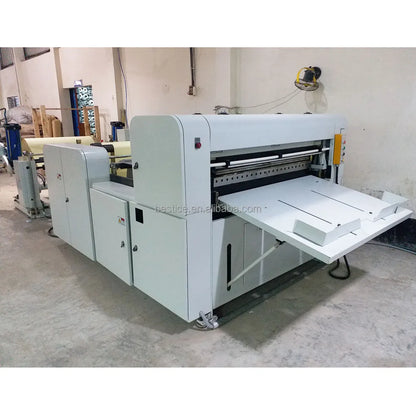 Automatic roll to sheet A2 A3 A4 paper cross cutting slitting making machine manufacturer
