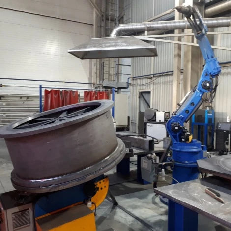 6 Axis Yaskawa Welding Robot Machine MA2010 With Robot Positioner And YD-500KR Welder CO2/MAG/MIG For Spot Welding Laser Welding