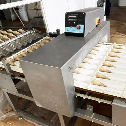 Automatic Mini High Quality Waffle Roll Bake Sugar Biscuit Ice Cream Cone Production Line Machine for Make