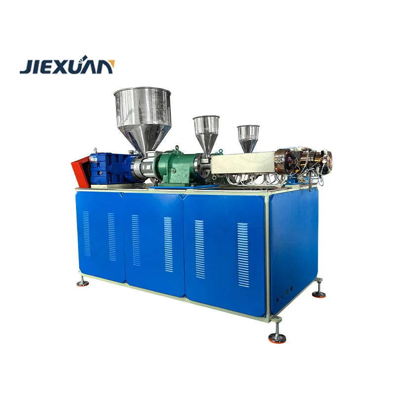 3 color polypropylene plastic extruder drinking straw making machine