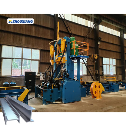 Fabrication Integrated Automatic H Beam Automatic Assembling Welding Making Machine