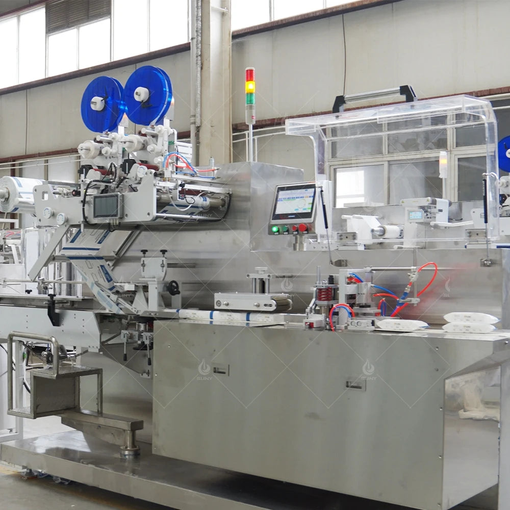 Cheaper Wet Wipes Napkin Tissue Making Machine Production Line with Low Price Baby Wipes Packing Machine
