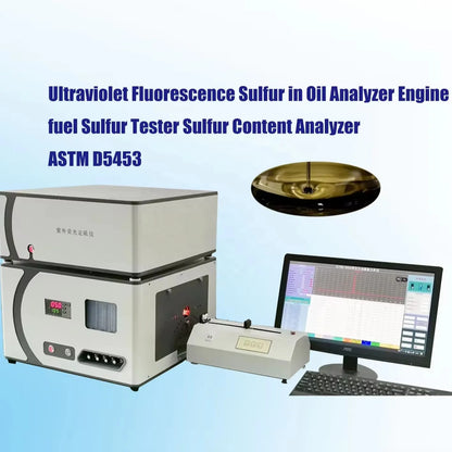 GD-5453A Ultraviolet Fluorescence Sulfur in Oil Analyzer Engine fuel Sulfur Tester Sulfur Content Analyzer ASTM D5453