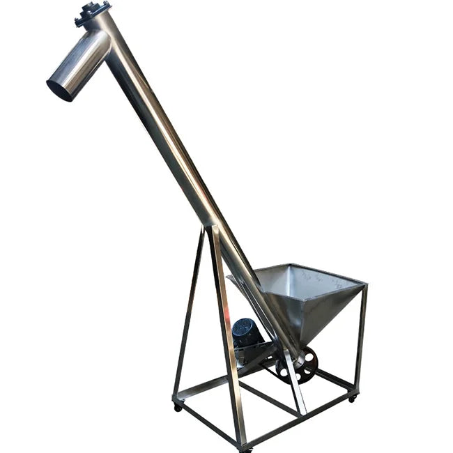 U screw conveyor cement coal ash shaftless screw conveyor