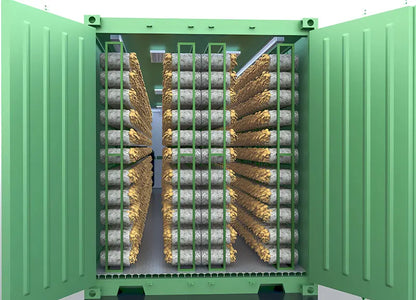 Mushroom Container Growing Equipment Farming Shipping Container Farm Vertical Hydroponics System