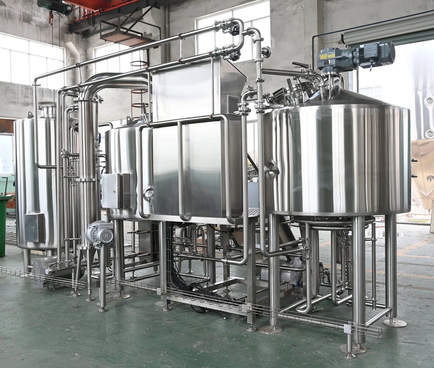 3 bbl electric craft restaurant beer brewhouse brewing fermentation equipment for microbrewery system