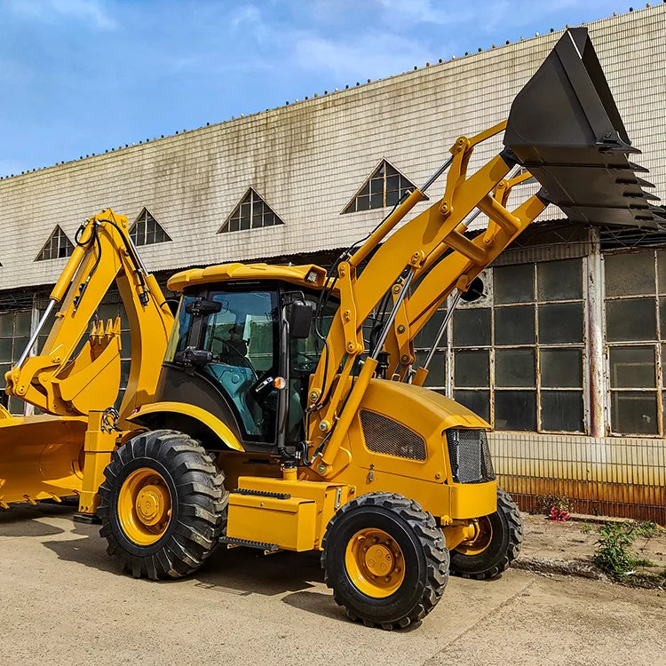 Cheapest 4WD WZ30-25C Multi-purpose Backhoe excavator loader  2.5 ton back hoe mini retroexcavadora