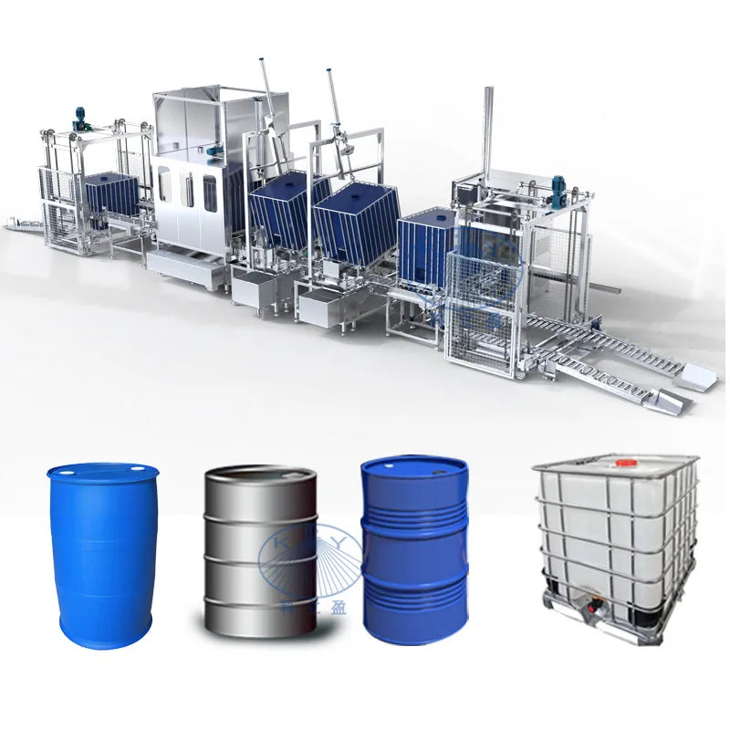 IBC cleaning equipment, semi-automatic tote blaster, ibc tote cleaner