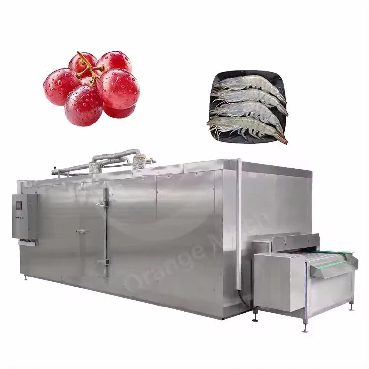 ZSTR Premium Industrial Rapid Freezing Equipment/IQF Quick Freezer/Tunnel-style Cryogenic Blast Freezer for Food