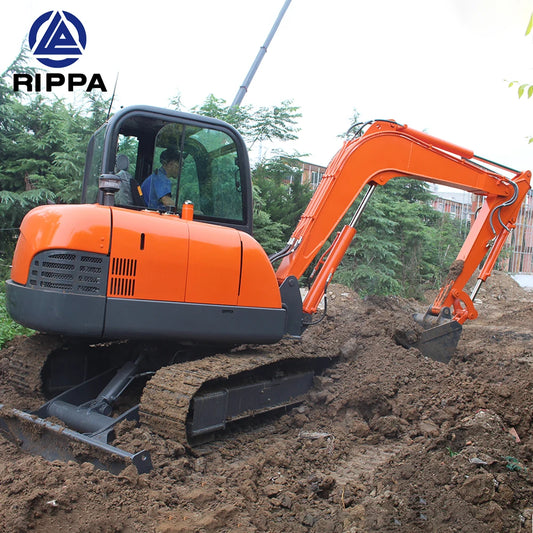 Agricultural Mini Medium Excavator Ce Certificated Digger 5Ton 6Ton Excavator With Air Conditioner