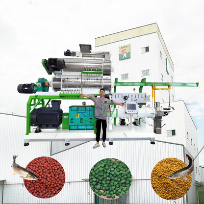 Hot Sale Fish Food Pellet Extruder Machine for Fish Feed Pellet Making