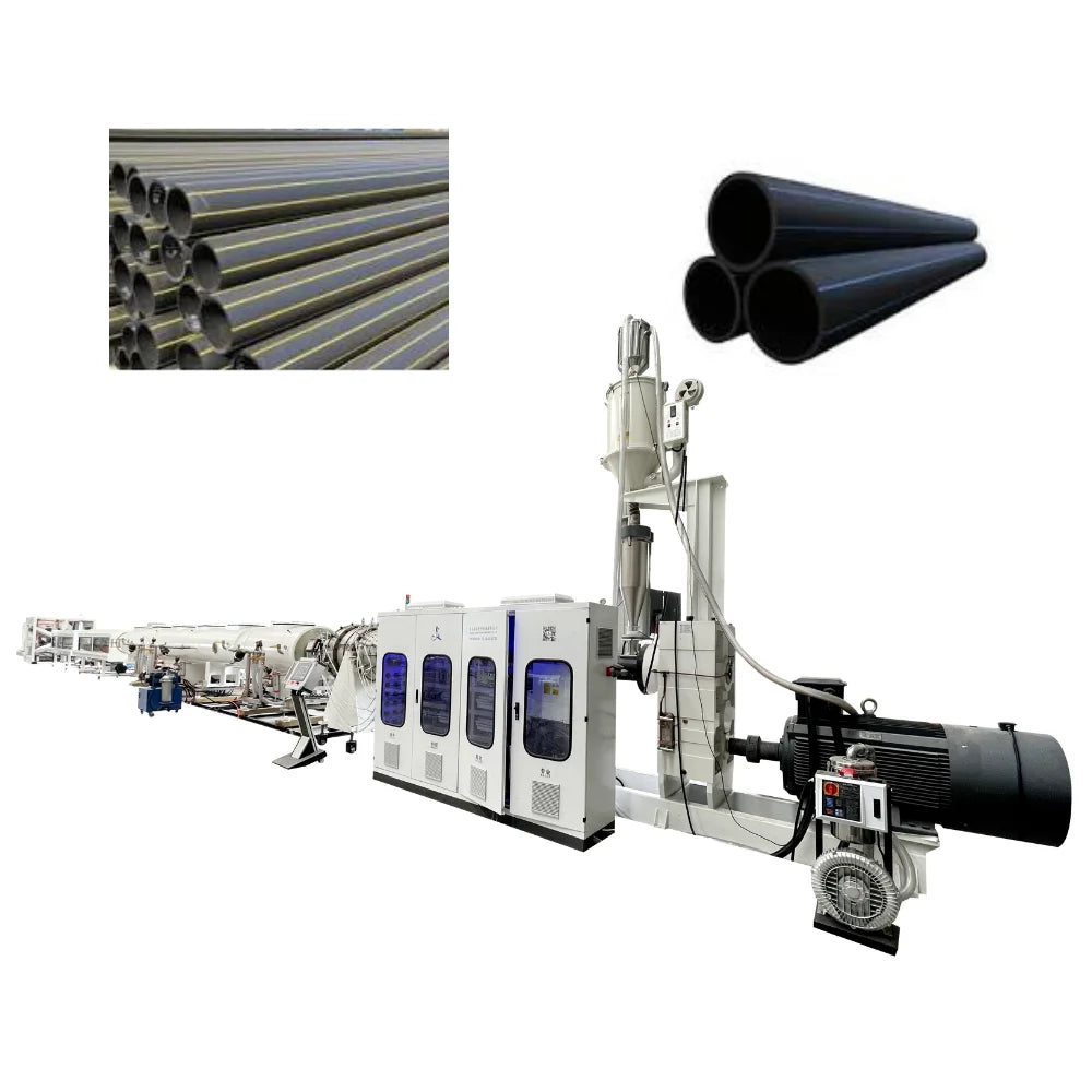 Flexible HDPE Plastic Pipe Tube Water Supply Drainage Single Screw Irrigation Extrusion Making Machine Line