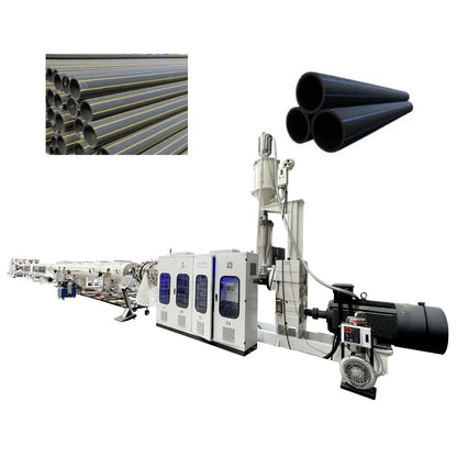 Flexible HDPE Plastic Pipe Tube Water Supply Drainage Single Screw Irrigation Extrusion Making Machine Line
