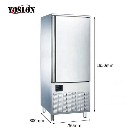 YOSLON YSN-AK15-D Tray Air Cooling Blast Freezer Quick Fast Freezing Small Refrigeration Machine Refrigerator Chiller