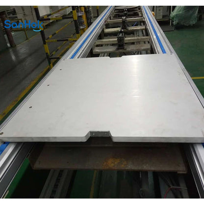 Free Flow Conveyor Dish Washing Equipment Production Line For Dishwasher Production