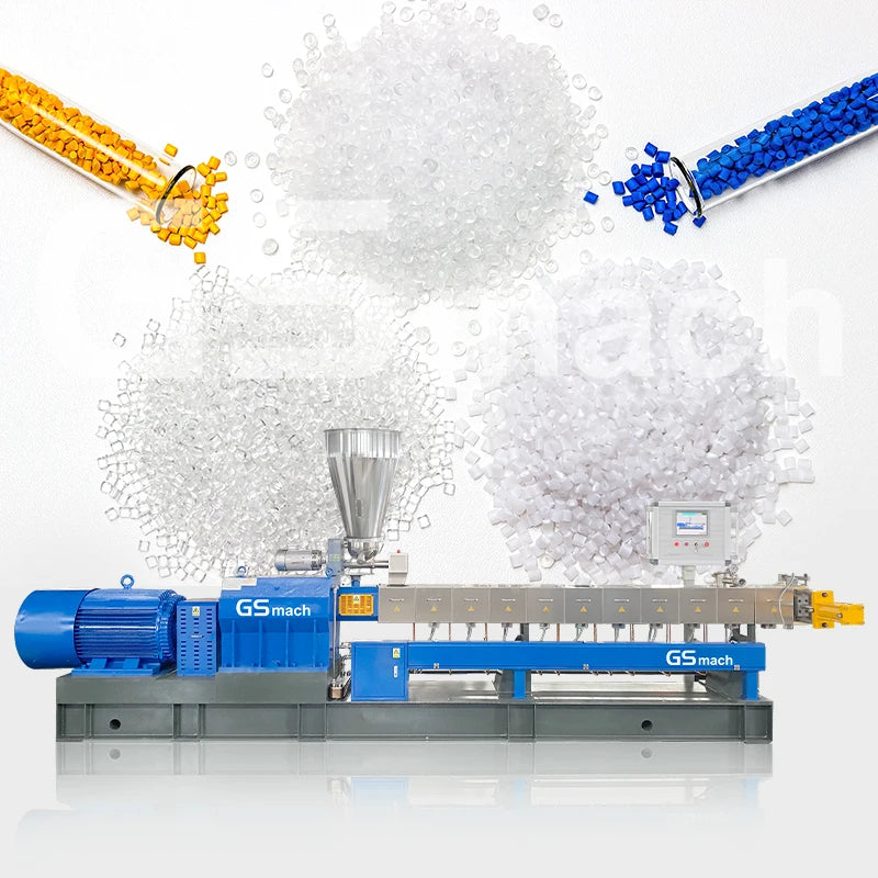Multifunctional single/double/triple screw extruder plastic masterbatch making machine recycled plastic extruding machine