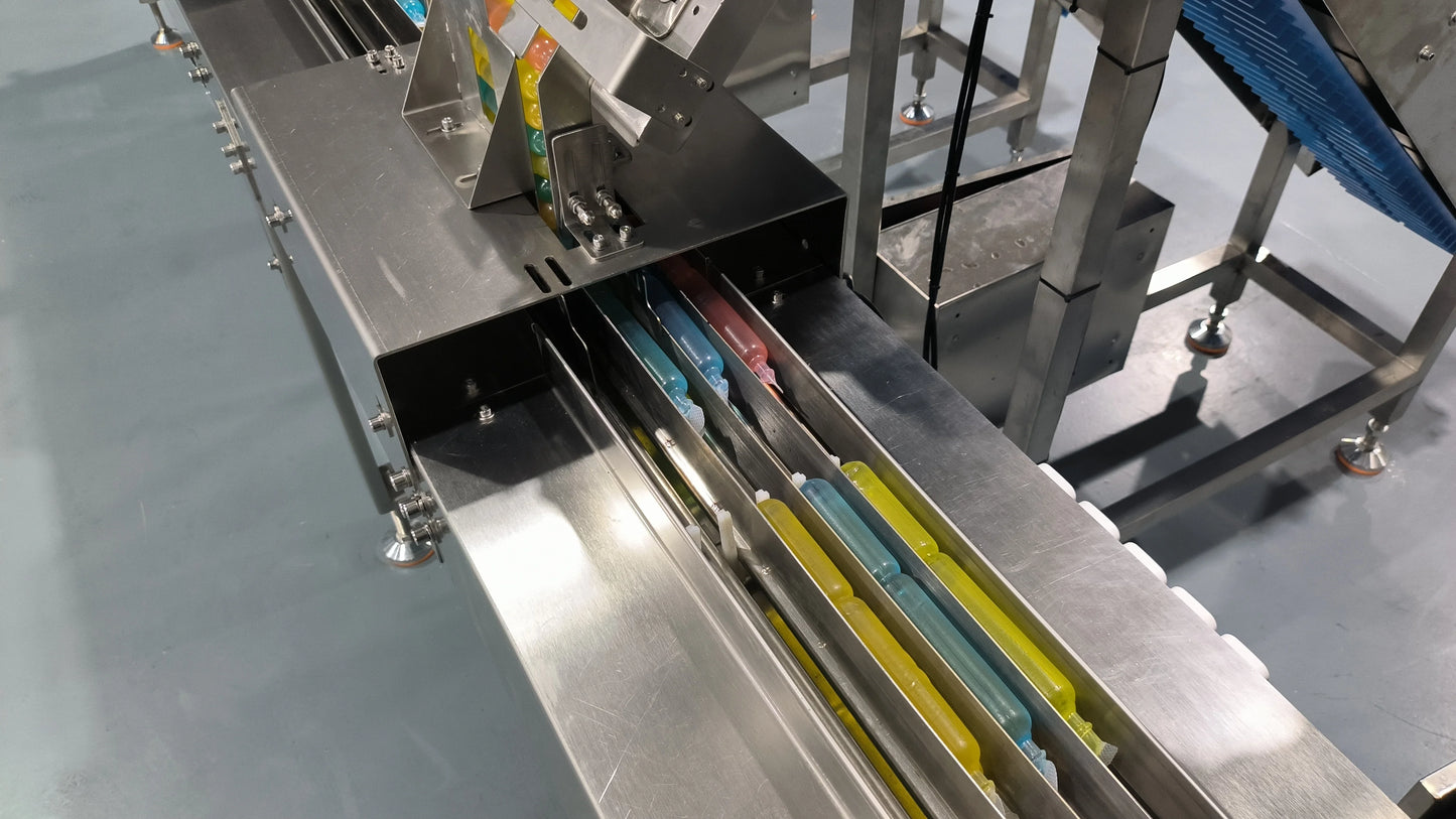 New Design Fully Automatic Popsicle Ice Lolly Packaging Machine Neatly Arranged Packaging Machine