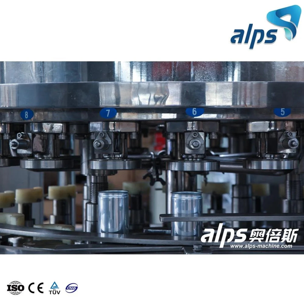Full Automatic Factory Beverage Carbonated Drink Cans Filling Sealing Packing Machine Production Line Fruit Juice Machine