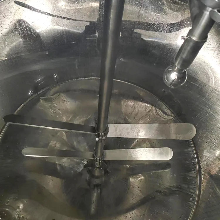 5000L Stainless Steel Food Grade Blender Mixing Tank Mixer For Mayonnaise Ketchup And Sauces With Homogenizer Emulsifier Machine