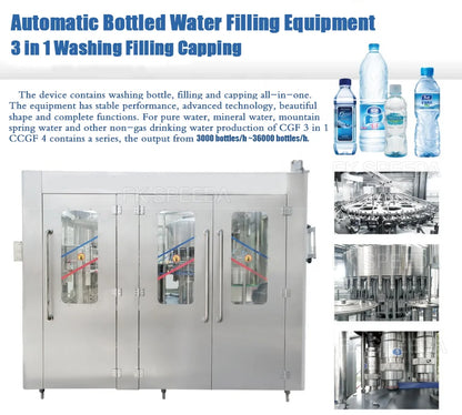 Hot Sale Full Complete Mini Mineral Water Bottling Plant Water Filling Machine For Water Production Line