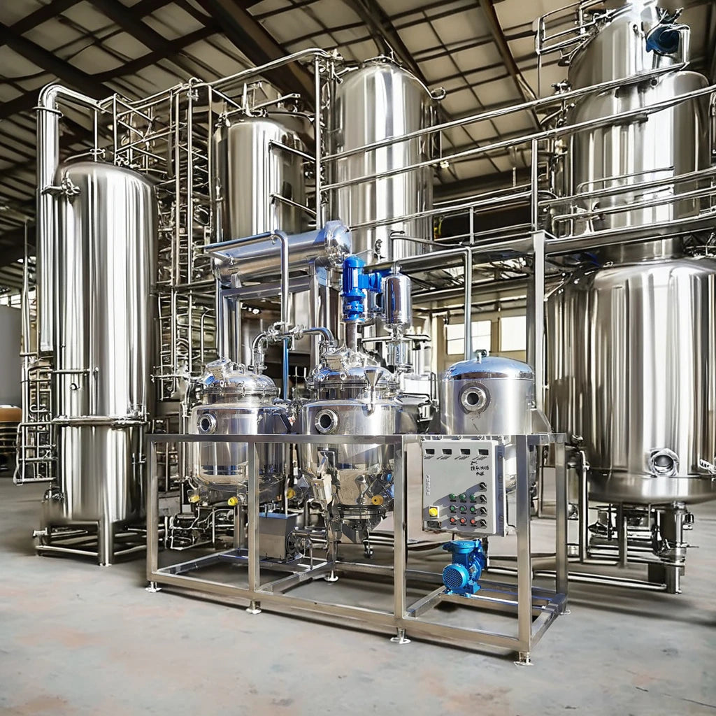 New Ultrasonic Herb Extract Tank Vacuum Ultrasonic Herb Extract Machine for Manufacturing Industries PLC Core Components