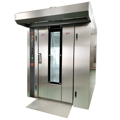 Industrial Food Baking Machine Tunnel Baking Oven Combination Rotary Oven with Trolley