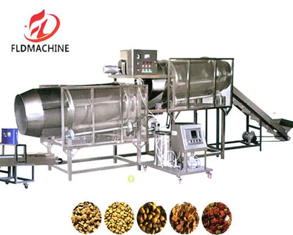 Factory Price fish food production extruder machine floating stainless steel fish feed pellet production line