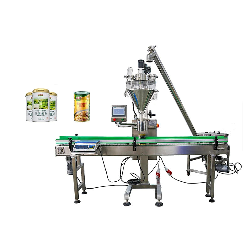 Automatic auger 1kg talcum powder filling machine in bottle