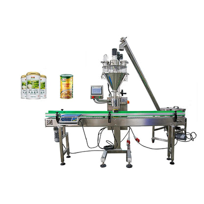 Automatic auger 1kg talcum powder filling machine in bottle