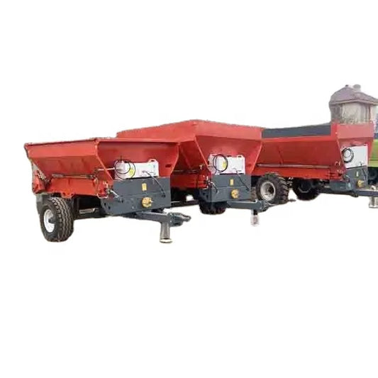 Agriculture manure spreader machine for dry organic fertilizer