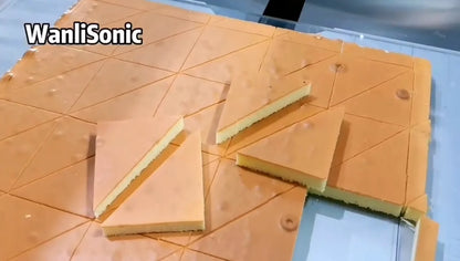 Commercial Automatic Frozen Ice Cream Cake Cutter Ultrasonic Food Cutting for Triangular Machine