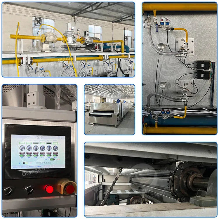 ORME High Quality Electric Industrial Continuous Pita Bread Bake Heating Bakery Tunnel Oven for Sale