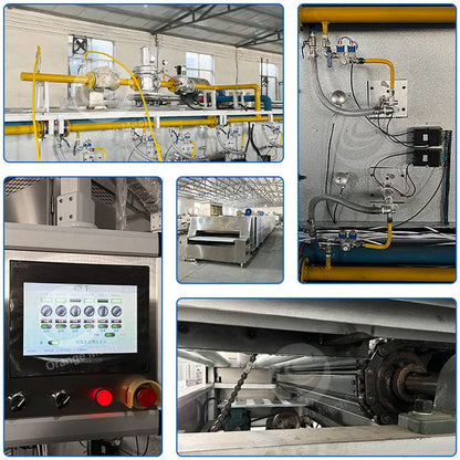 ORME High Quality Electric Industrial Continuous Pita Bread Bake Heating Bakery Tunnel Oven for Sale