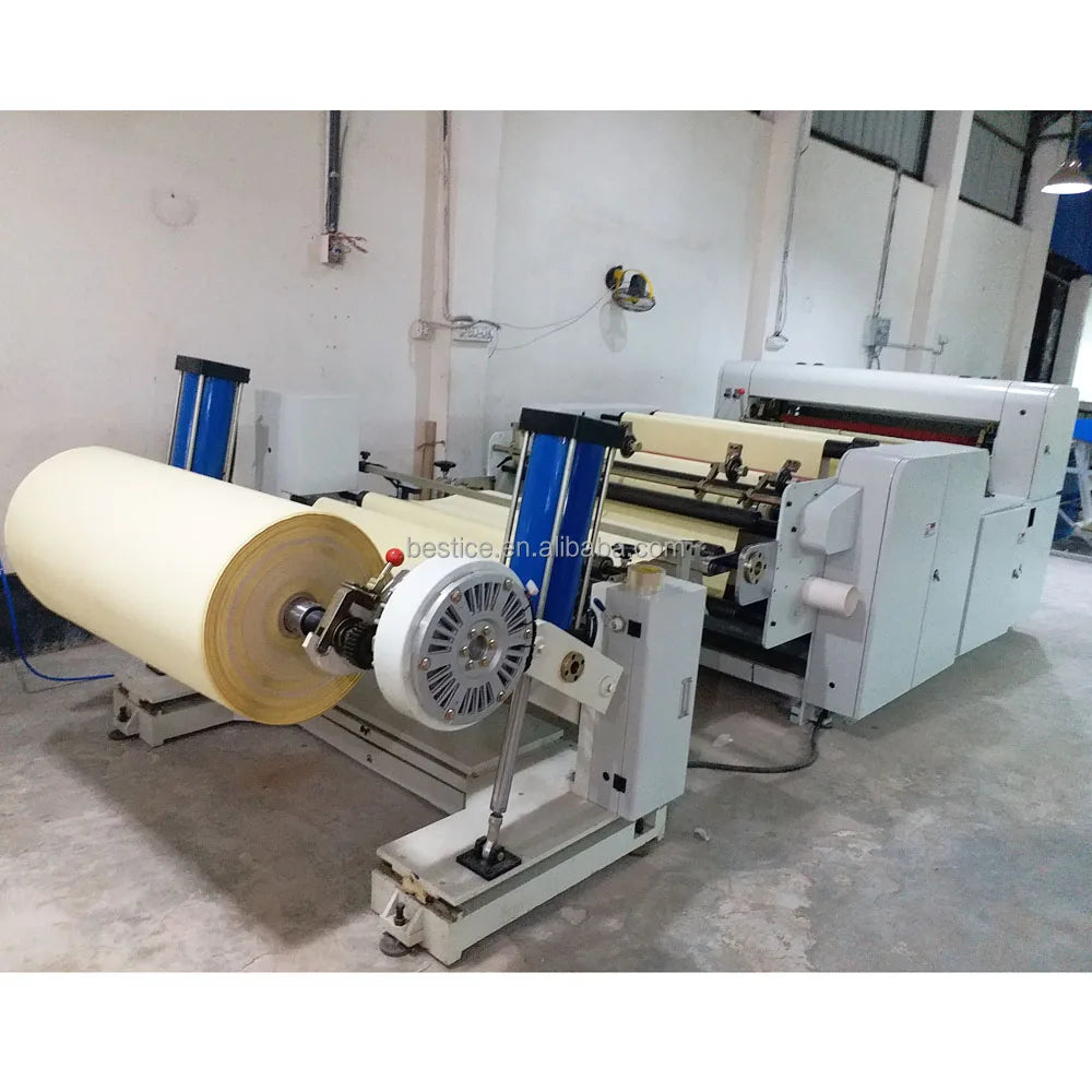 Automatic roll to sheet A2 A3 A4 paper cross cutting slitting making machine manufacturer