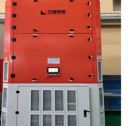 Pulse jet cleaning industrial fume extraction tower dust filter tower fume ventilation system smoke purifier fume extraction